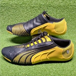 RARE! Puma Ferrari Driving Shoe Siluro SF Yellow & Black - Men's Size 10.5